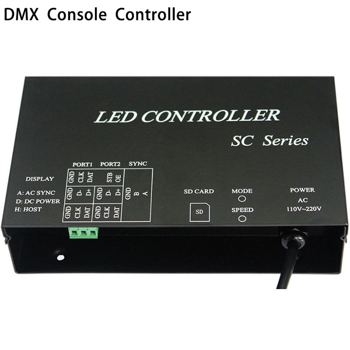 AC 220V LED controller work with DMX512 console occupy 3 channels support dozens of chips WS2812 WS2811 controller strip controller For addressable led strip AC 220V LED controller work with DMX512 console occupy 3 channels support dozens of chips WS2812 WS2811 controller strip controller For addressable led strip